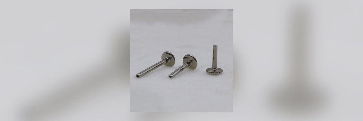 18g Flat Back Post Threadless