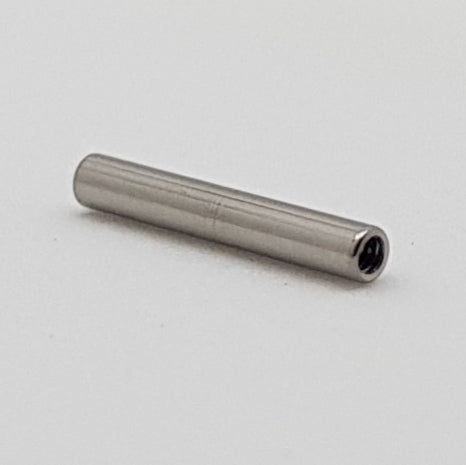 12g Straight Barbell Threaded Post