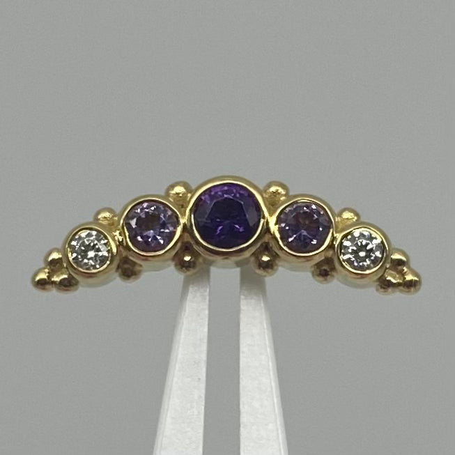 BVLA 5 Gem Graduating Panaraya Threaded End