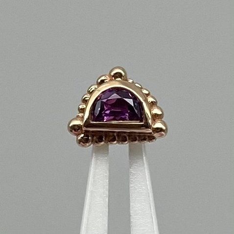 BVLA Beaded Moon Threaded End