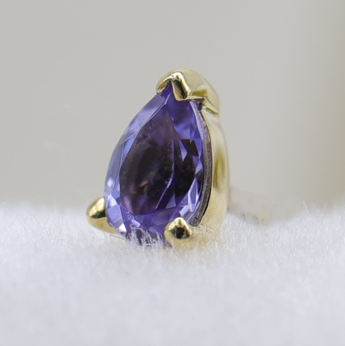 BVLA Pear V Prong Threadless End