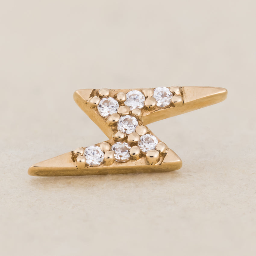 BVLA Micropave Lightning Bolt Threaded End