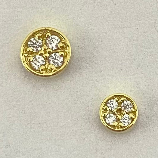 BVLA Micro Pave Disc Threadless End