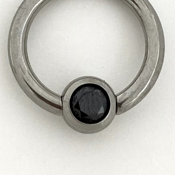 Gem Set Captive Bead