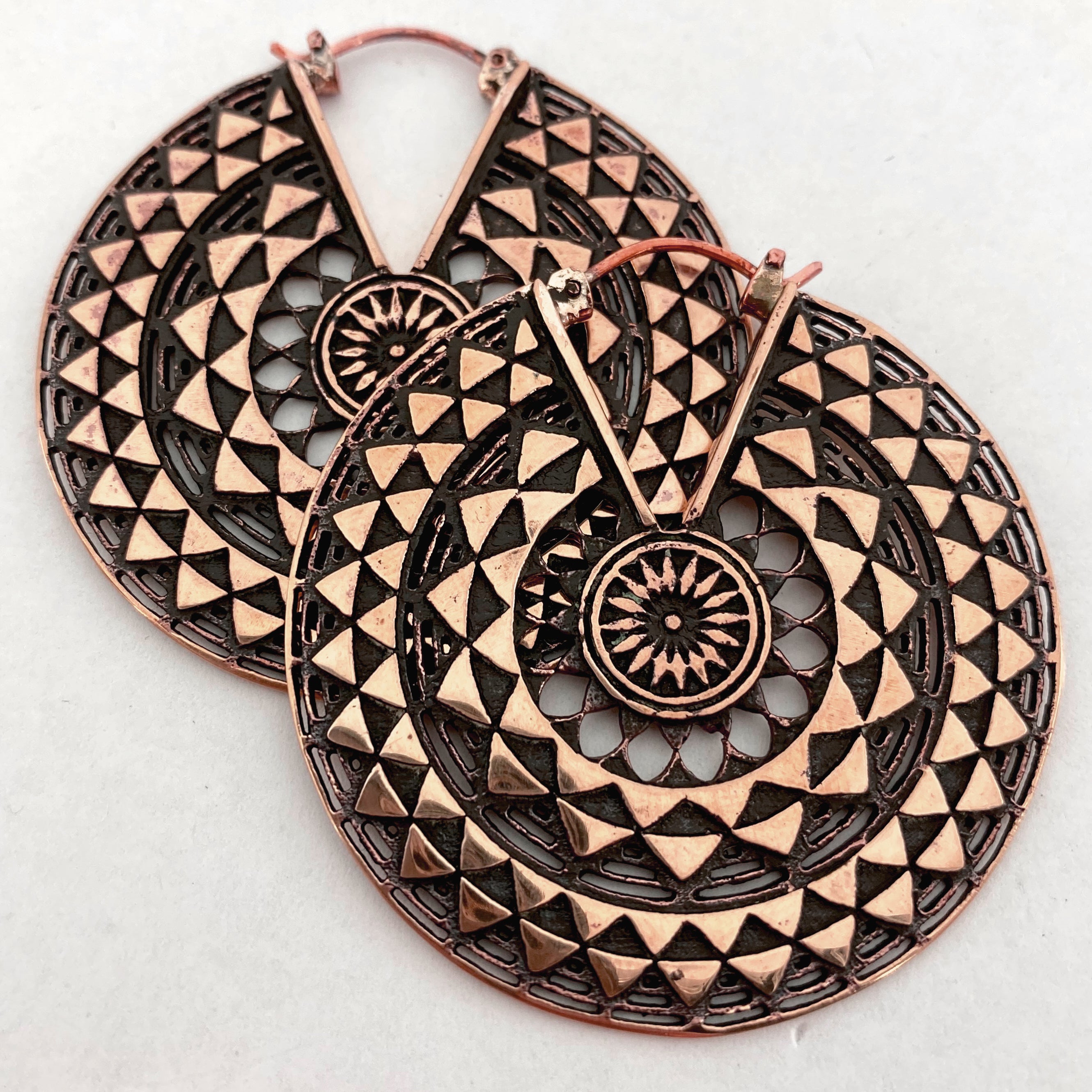 Maya Temple of the Sun Earrings