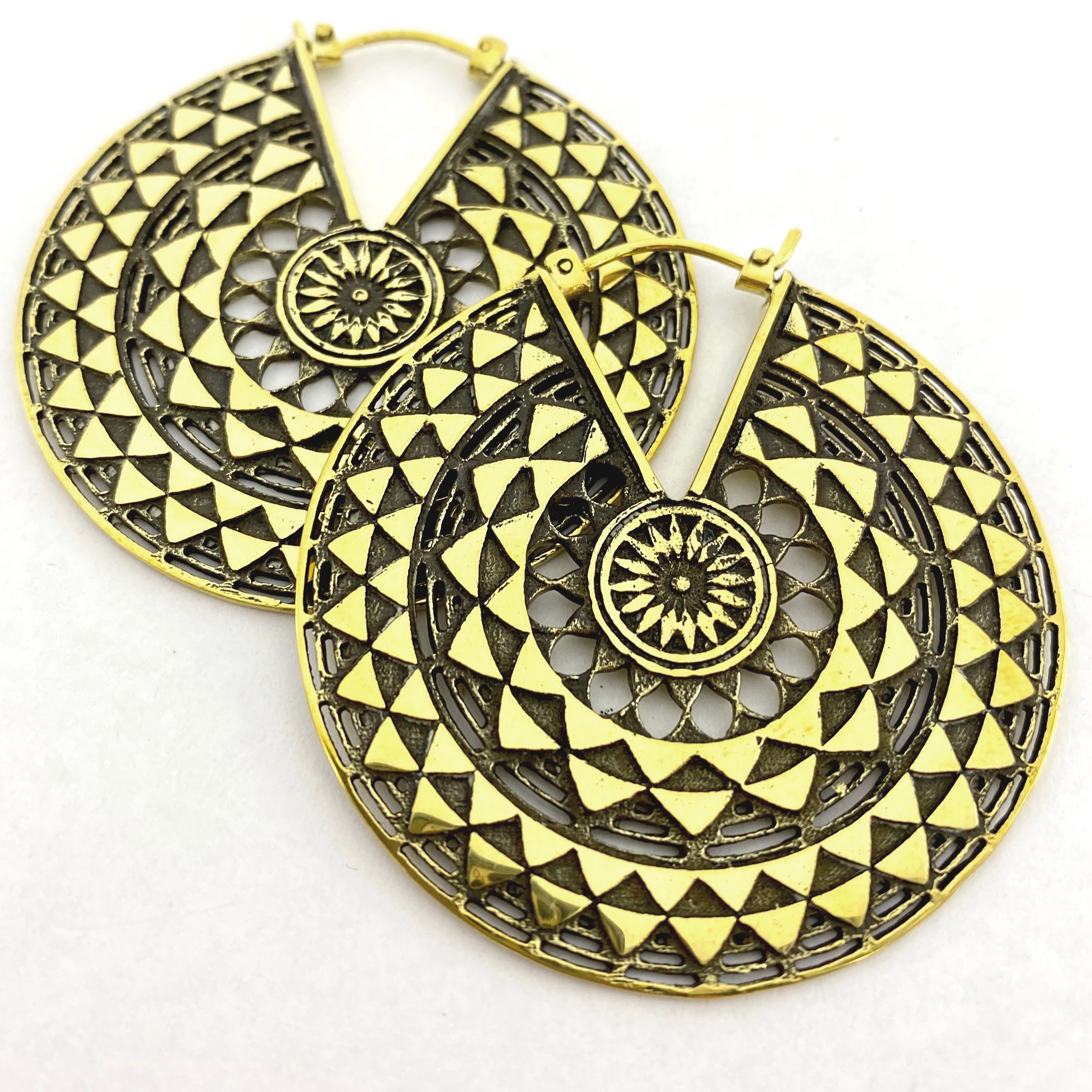 Maya Temple of the Sun Earrings