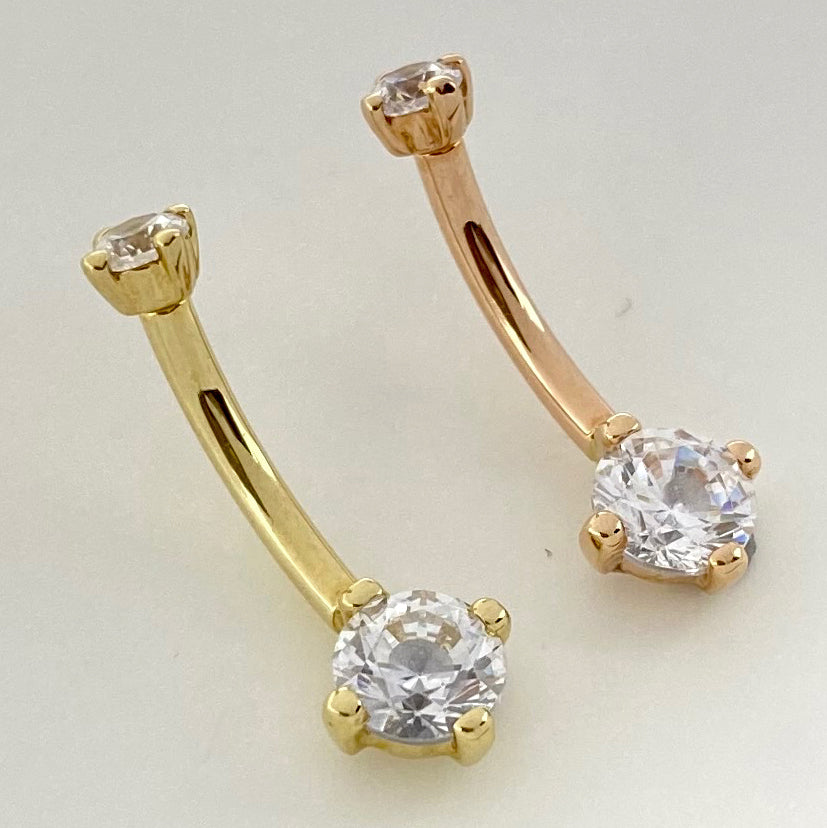 BVLA Classic Prong Navel Curve