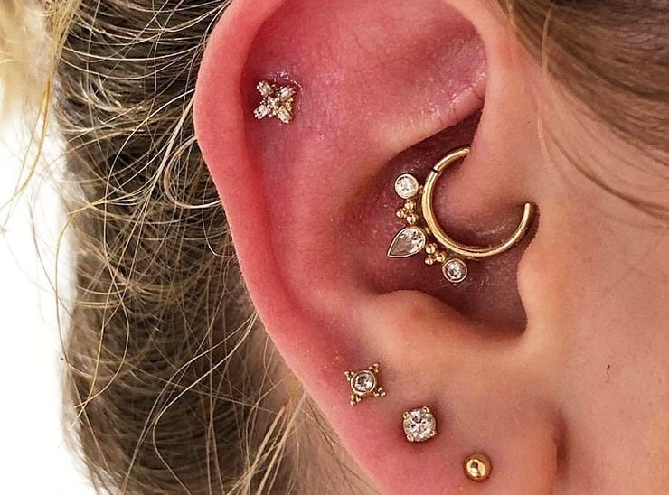 The Coolest Ear Piercing Combos To Try Right Now  Girlfriend